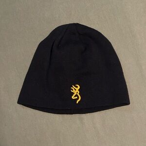 Browning Black Beanie with Logo